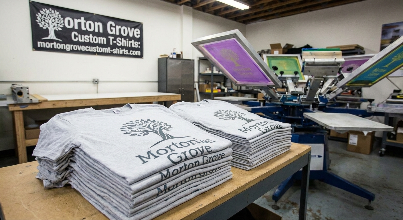 Professional t-shirt printing serving Morton Grove businesses